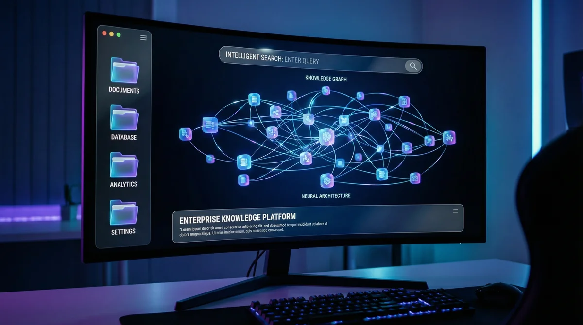 AI Knowledge Base system with smart search, auto-categorization, and secure private deployment for enterprise data management